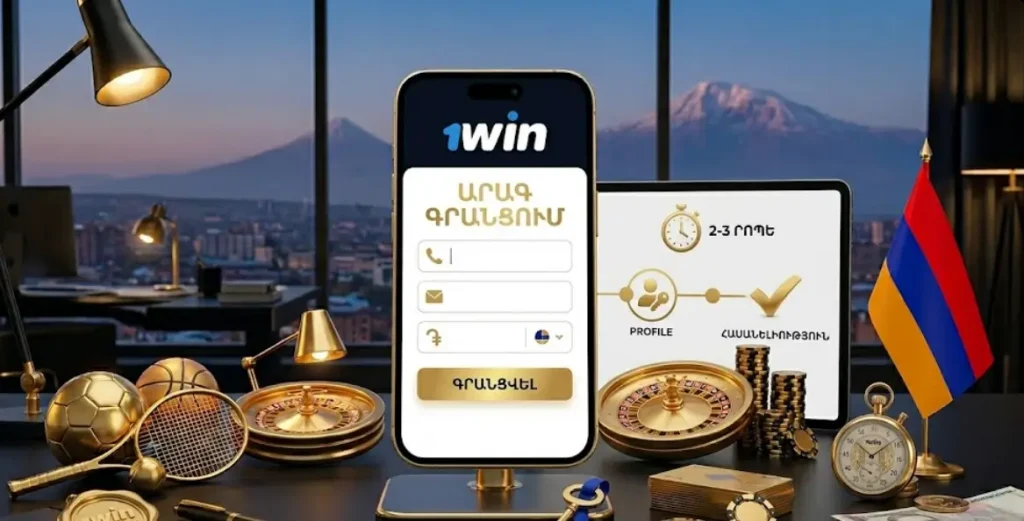 1win հարթակում հաշվի ստեղծման եղանակները՝ արագ գրանցում և սոցիալական ցանցերի միջոցով մուտք։