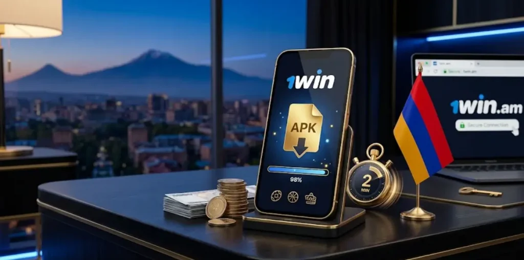 1win APK ֆայլի ներբեռնման և Android սարքերում տեղադրման գործընթացը պաշտոնական կայքից։